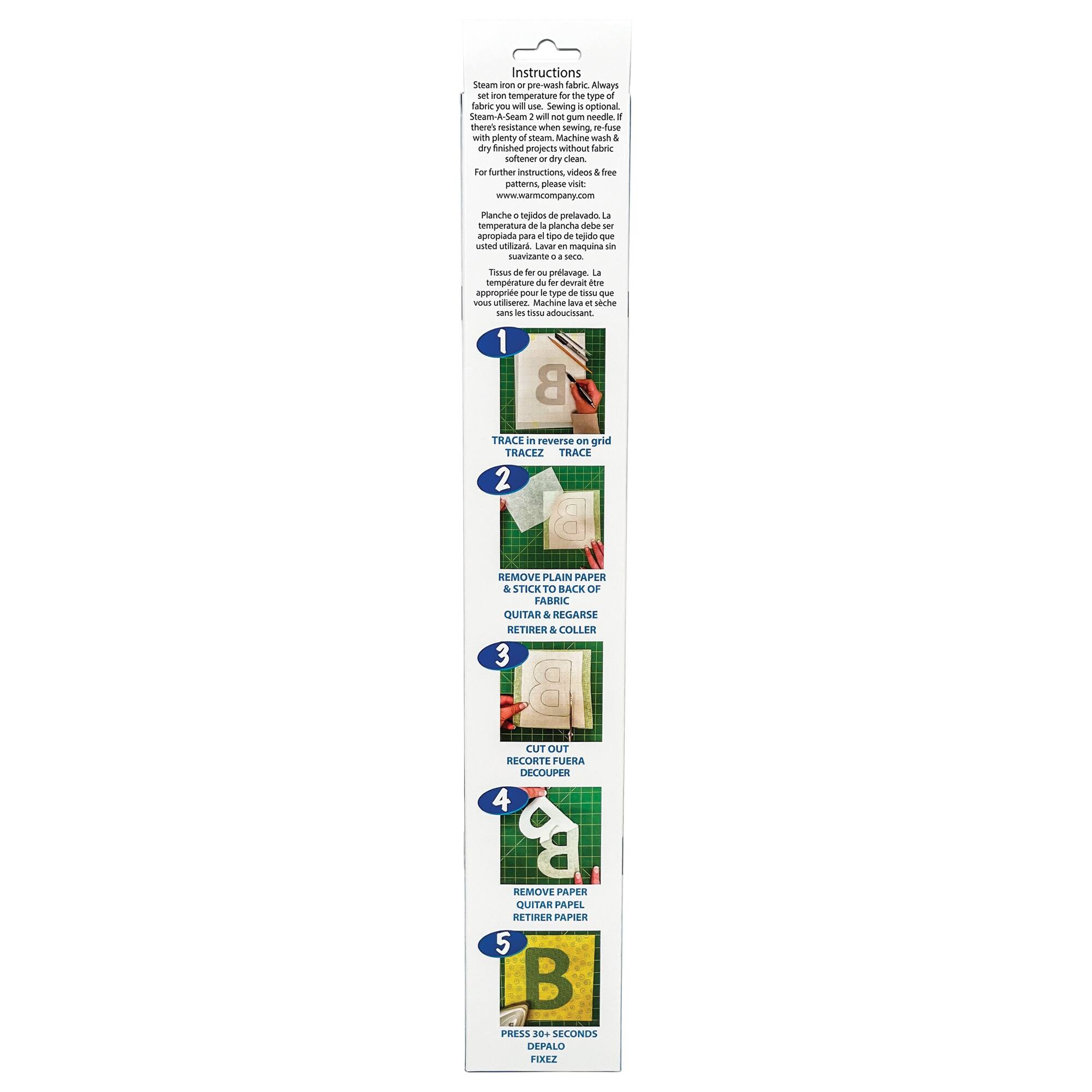Warm Company® Steam-A-Seam 2® Fusible Web, 18" x 3yd.
